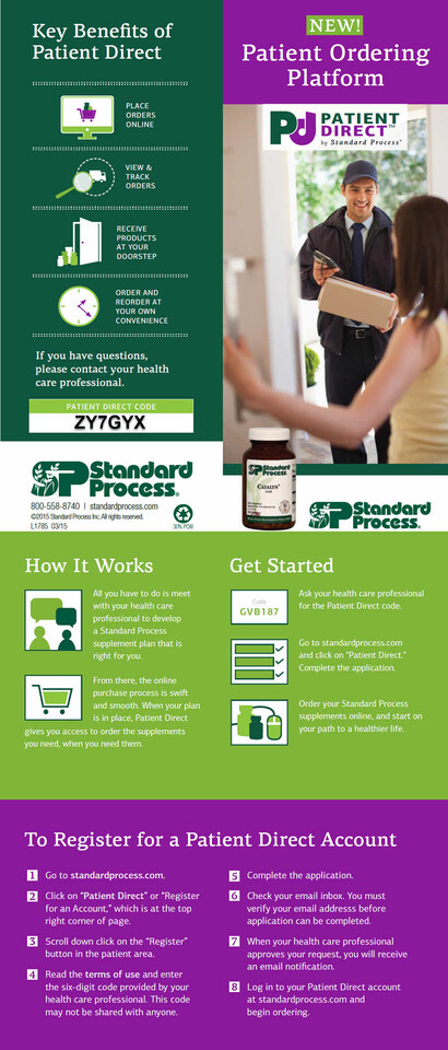 Patient Direct y Standard Process